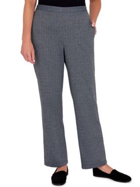 Alfred Dunner® Theater District Short Mélange Pant