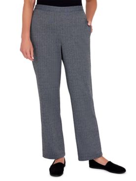 Alfred Dunner® Theater District Medium Mélange Pant