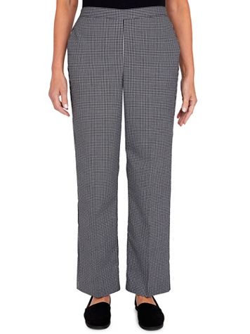 Alfred Dunner® Checking In Gingham Medium Pant - Image 1 of 1