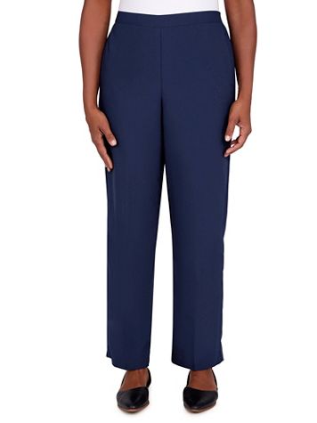 Alfred Dunner® Picture Perfect Medium Microfiber Twill Pant - Image 1 of 3