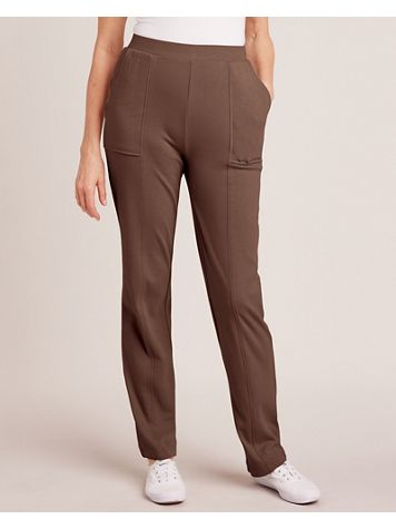 Essential Knit Seamed Pants - Image 1 of 11