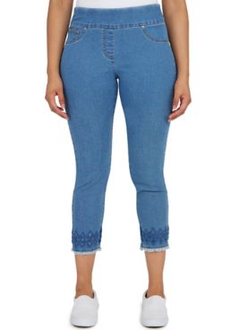 Ruby Rd® Pacific Muse Stretch Denim Ankle Pant