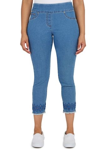 Ruby Rd® Pacific Muse Stretch Denim Ankle Pant - Image 2 of 2