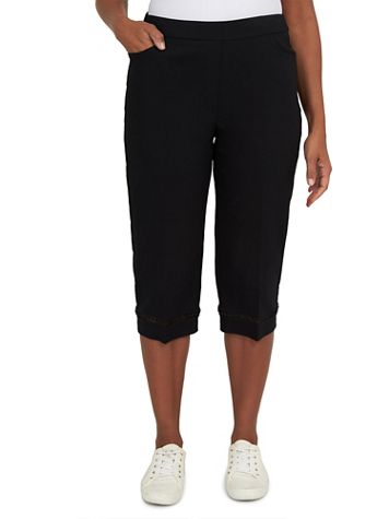 Alfred Dunner® Summer In The City Lace Allure Clamdigger Capri - Image 1 of 4
