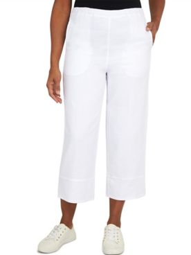 Alfred Dunner® Set Sail Nautical Wide Leg Ankle Pant