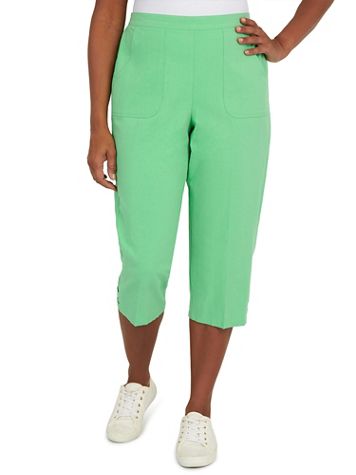 Alfred Dunner® Tropic Zone Criss Cross Structured Capri - Image 1 of 2