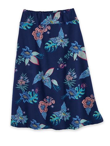 Pull-On Print Knit Skirt - Image 1 of 1