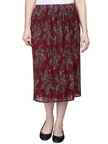 Alfred Dunner® Mulberry Street Casual Long Paisley Skirt - Image 5 of 5