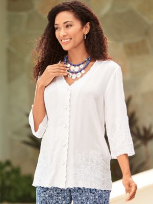 Women's Shirts and Blouses - Camp Shirts for Women | Blair