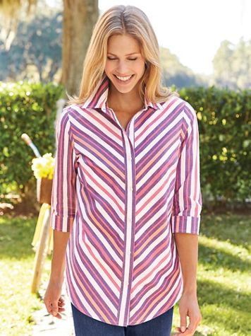 Mitered Stripe Tunic - Image 1 of 2