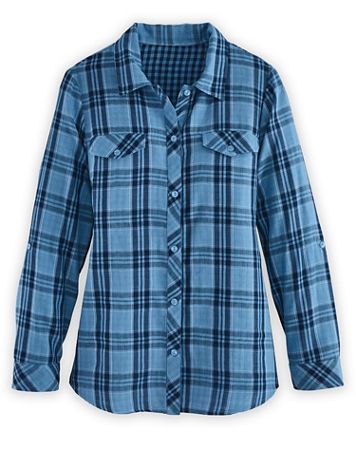 Double-Face Plaid Shirt - Image 1 of 1