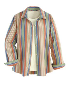 Fiesta Long-Sleeve Stripe Shirt