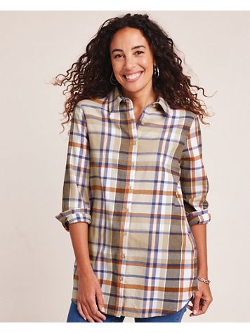 Amy Plaid Pocket Tunic - Image 1 of 16