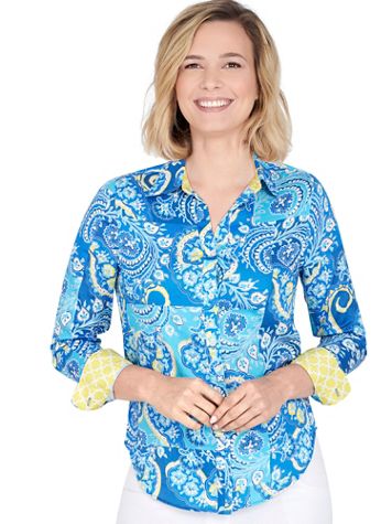 Ruby Rd® Wrinkle Resistant Paisley Print Shirt - Image 1 of 3