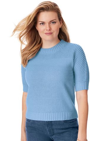 Shaker Stitch Dolman Sweater