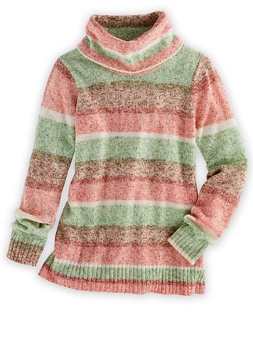 Elisabeth Williams® Cashmere-Like Cowl Neck Sweater - Image 1 of 4