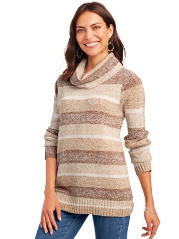 Elisabeth Williams® Cashmere-Like Cowl Neck Sweater - Image 1 of 2
