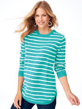 Stripe Tunic Sweater