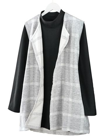 Plaid Sweater Vest - Image 1 of 4