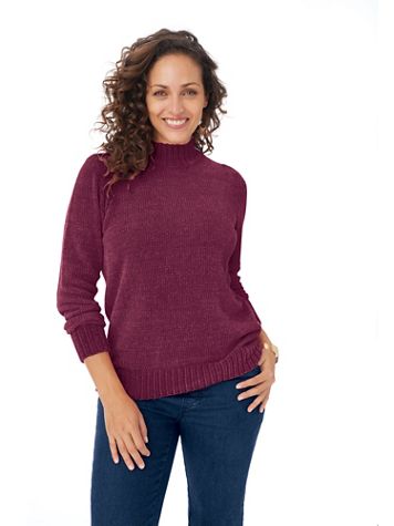 Chenille Mockneck Sweater - Image 1 of 3