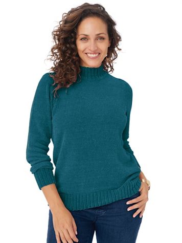 Chenille Mockneck Sweater - Image 1 of 5
