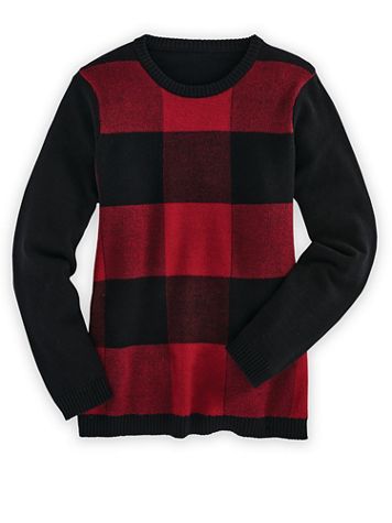 Buffalo Plaid Sweater - Image 1 of 3