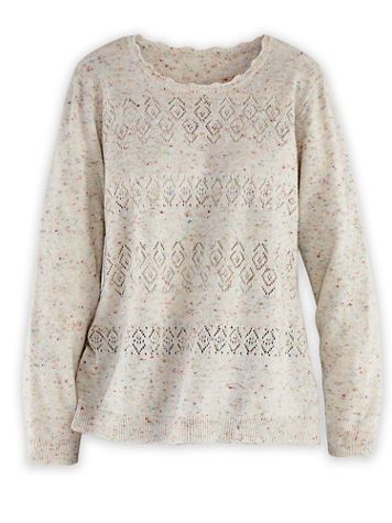 Alfred Dunner Pointelle Sweater - Image 1 of 3