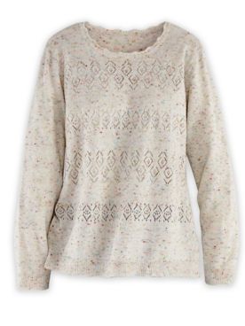 Alfred Dunner Pointelle Sweater