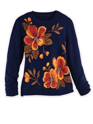 Alfred Dunner® Drama Floral Sweater - Image 1 of 1