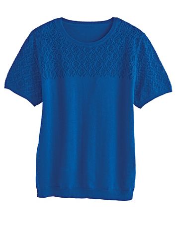 Alfred Dunner® Crewneck Shell Sweater  - Image 1 of 1
