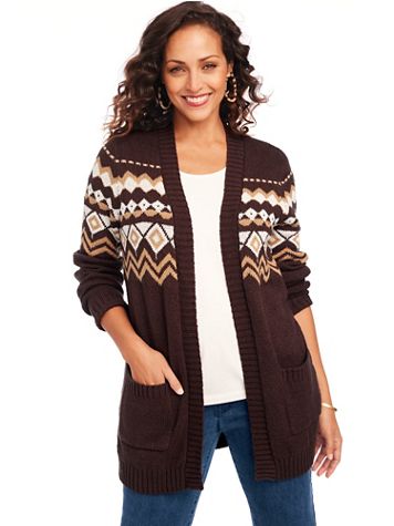 Fair Isle Cardigan Sweater