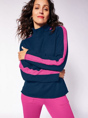 Contrast Stripe Sweater - Image 1 of 3