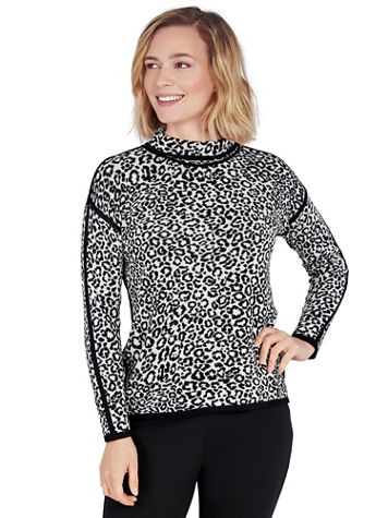 Ruby Rd® Animal Print Sweater - Image 3 of 4