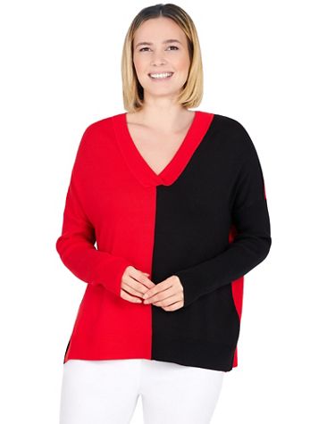 Ruby Rd® Color Block Sweater - Image 4 of 4