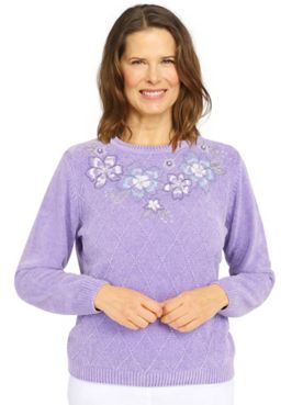 Alfred Dunner® Victoria Falls Chenille Sweater