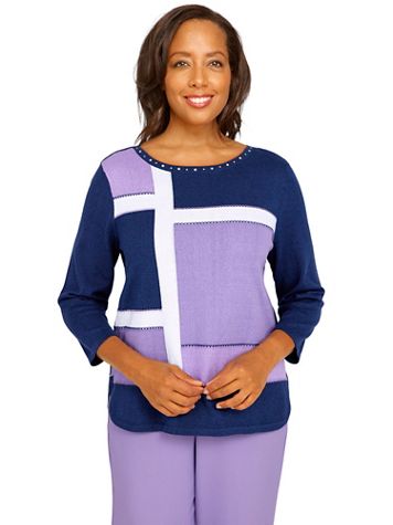 Alfred Dunner® Picture Perfect Colorblock Sweater - Image 1 of 1