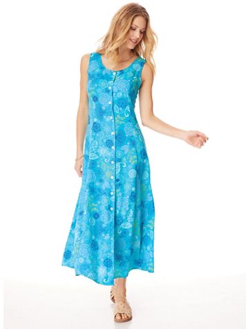 Fresh Pick Button-Front Sundress 