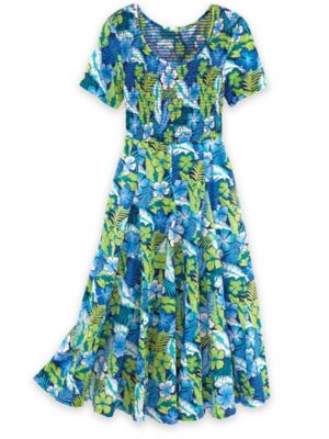 Crinkle Cotton Dress - Blair