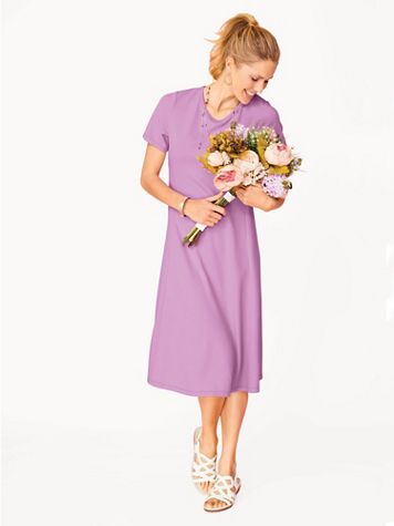 Elisabeth Williams Short-Sleeved Knit Dress - Image 1 of 2