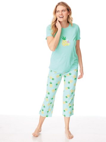 Sweet Dreams Capri Pajama Set - Image 1 of 9