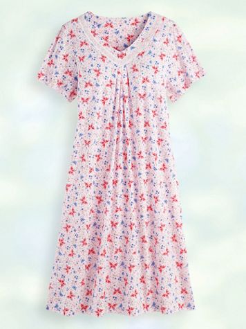 Print Knit Nightgown - Image 1 of 1
