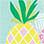Beach Glass Pineapple