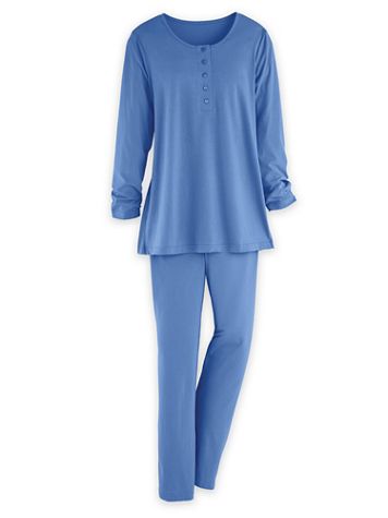 Knit Henley Pajamas - Image 1 of 1