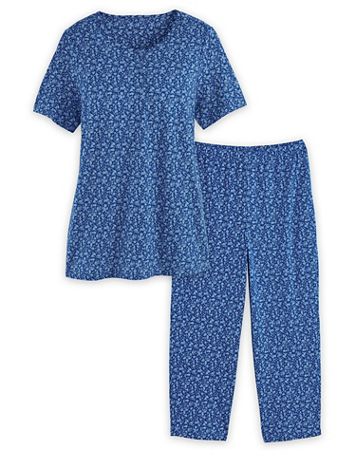 Floral Capri Pajamas - Image 1 of 4