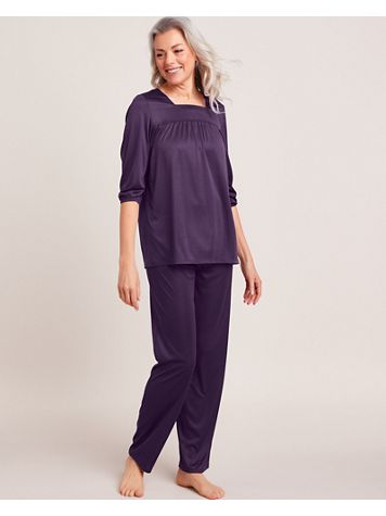Silky Knit Pajamas - Image 1 of 14