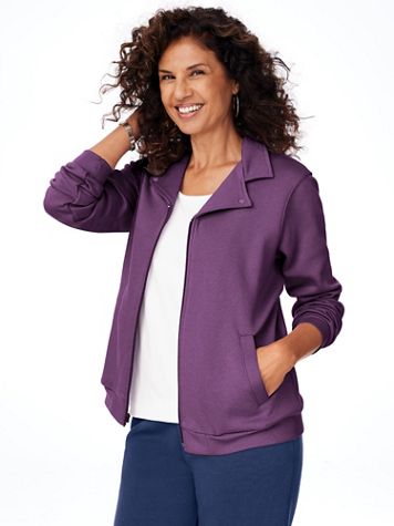 Zip-Front Fleece Jacket - Blair