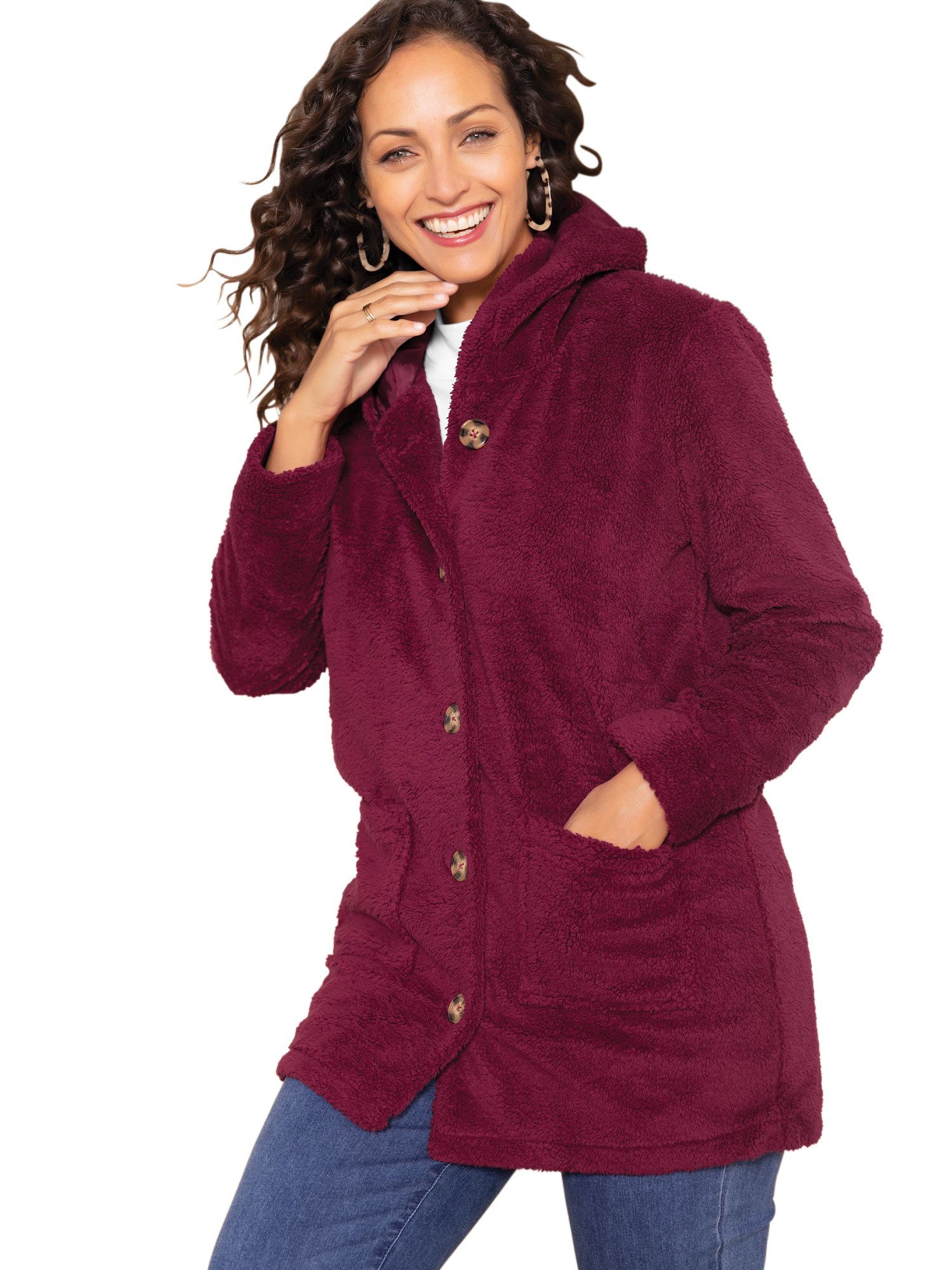 Hooded Sherpa Jacket