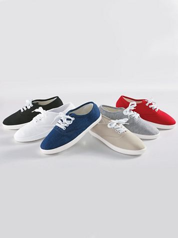 Canvas Tie Sneakers - Image 1 of 1