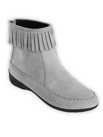 Fringe-Trim Boots by Classique® - Image 2 of 2