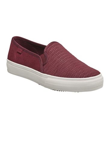 Keds Embossed Suede Double Decker Canvas Sneakers - Image 1 of 1